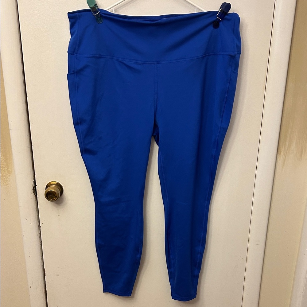 All In Motion Women's Blue Leggings 3X NWT